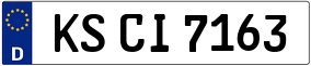Truck License Plate